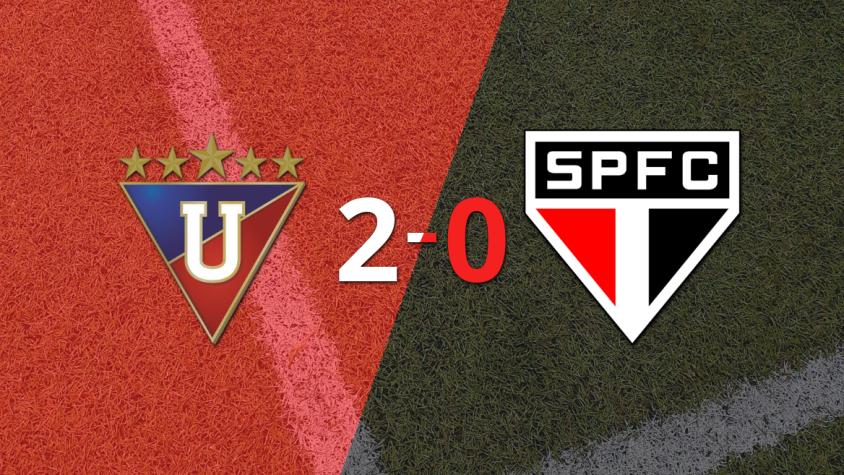 La ventaja 2-0 del partido de ida fue para LDU Quito 
