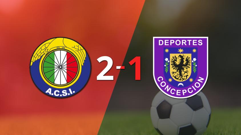 Con la mínima diferencia, Audax Italiano venció a D. Concepción por 2 a 1