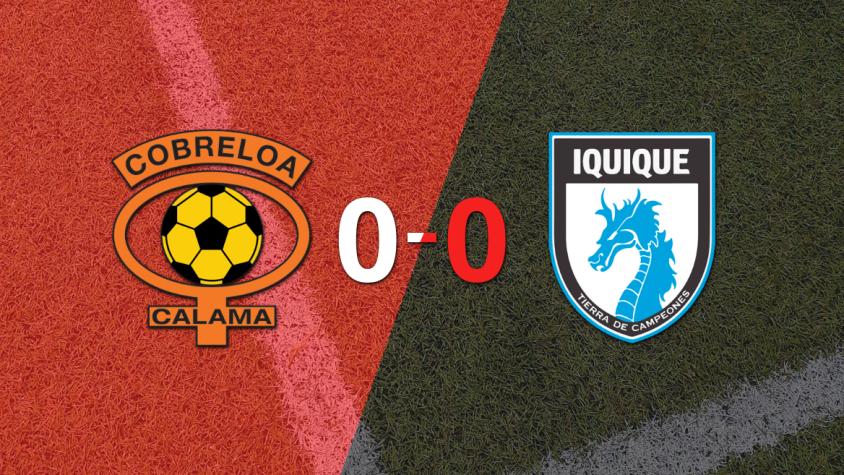 Cobreloa y Deportes Iquique no se sacaron ventaja y terminaron sin goles