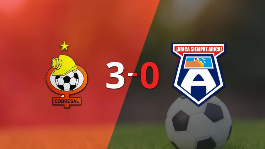 Cobresal le pasó por encima 3-0 a San Marcos