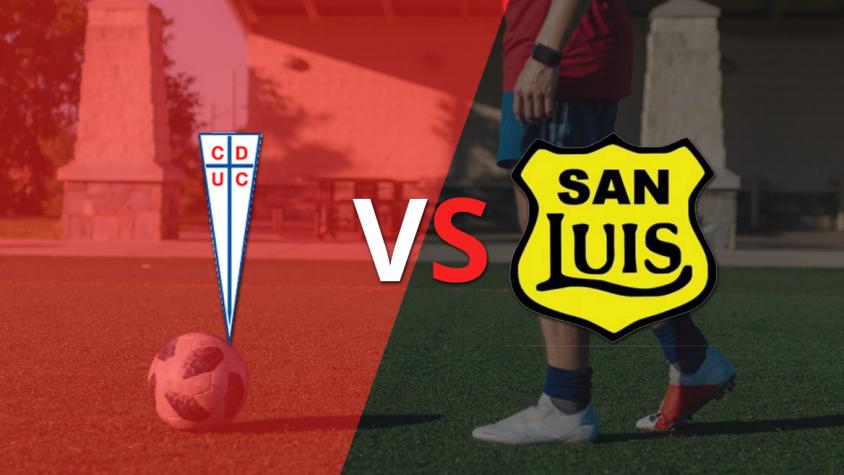 Con un empate entre U. Católica y San Luis empieza el segundo tiempo del juego