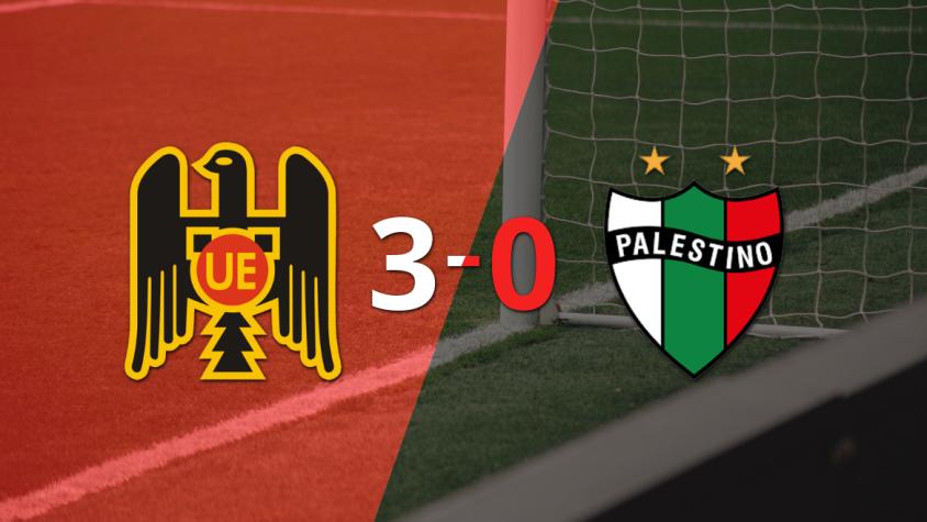 Tranquila victoria de Unión Española por 3 a 0 frente a Palestino