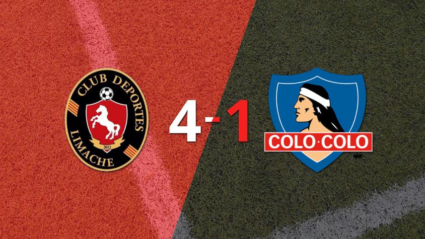 Colo Colo sucumbe ante Deportes Limache en una goleada 4-1