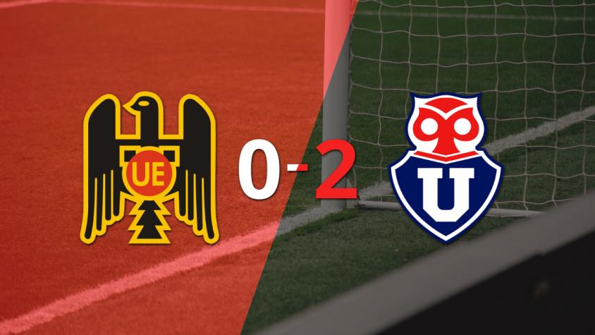 Universidad de Chile domina y gana con un sólido 2-0 a Unión Española