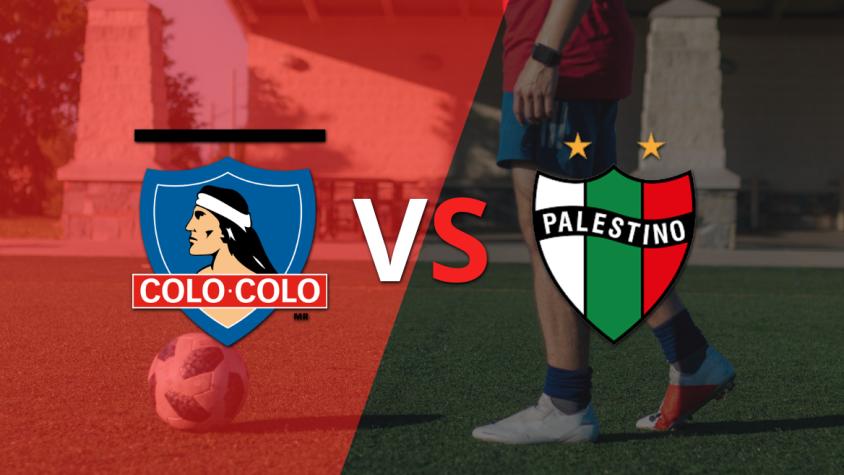 Colo Colo igualó el juego ante Palestino