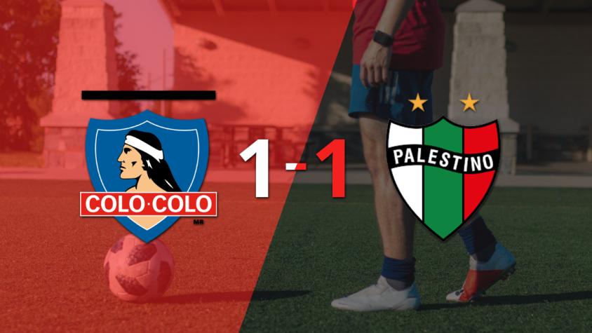 Palestino empató 1-1 en su visita a Colo Colo