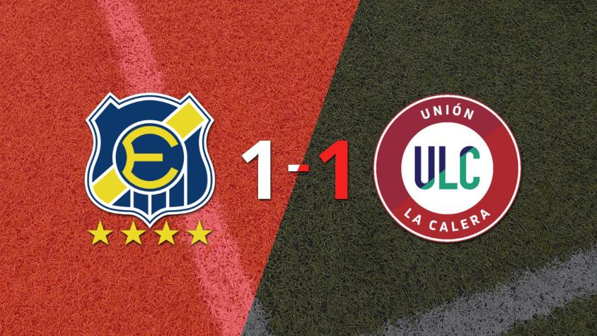 Everton no pudo en casa ante U. La Calera y empataron 1-1