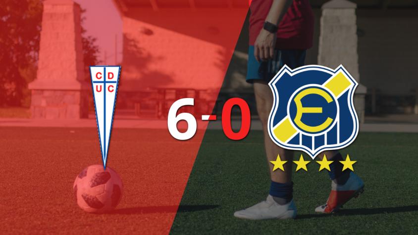 U. Católica vence contundentemente 6-0 a Everton con dobletes de Fernando Zampedri y Clemente Montes