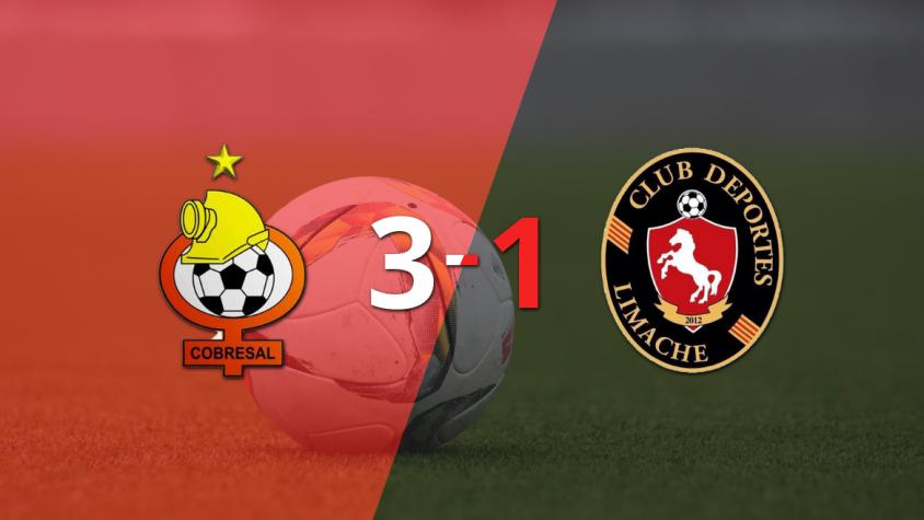 Sin muchas complicaciones, Cobresal venció 3-1 a Deportes Limache
