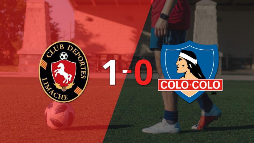 A Deportes Limache le alcanzó con un gol para derrotar a Colo Colo en el estadio Bicentenario Lucio Fariña