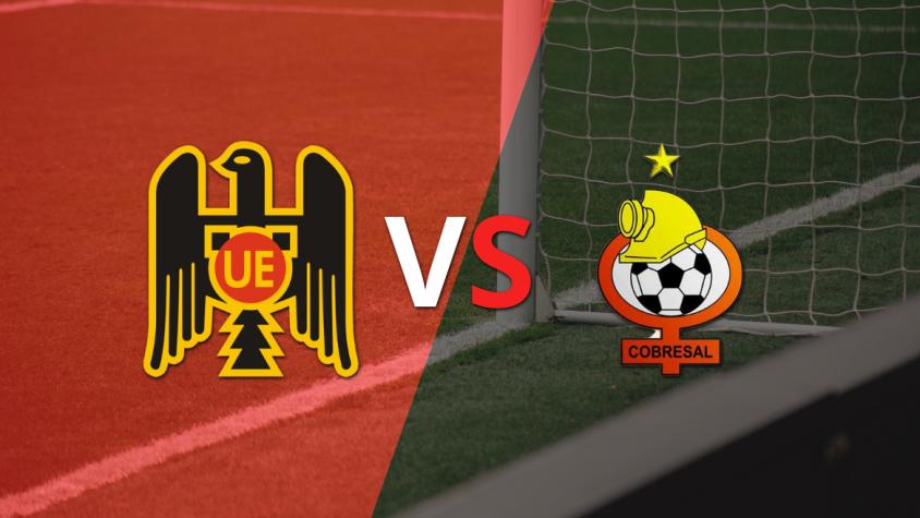 Comienza el partido entre Unión Española y Cobresal en el estadio Bicentenario Municipal de La Florida