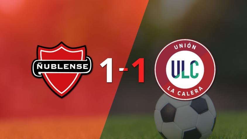 Ñublense saca agónico empate ante U. La Calera con penal de Gonzalo Sosa