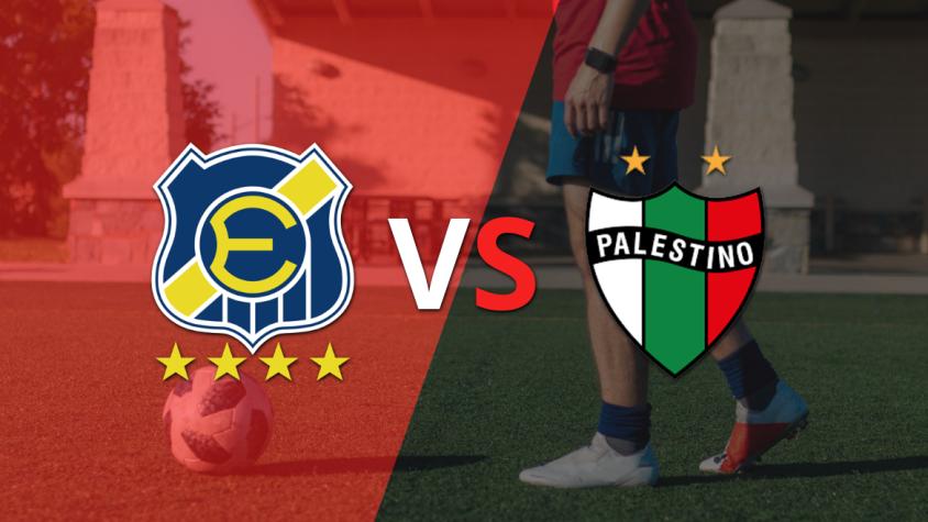Palestino busca mantener la ventaja ante Everton en la etapa complementaria
