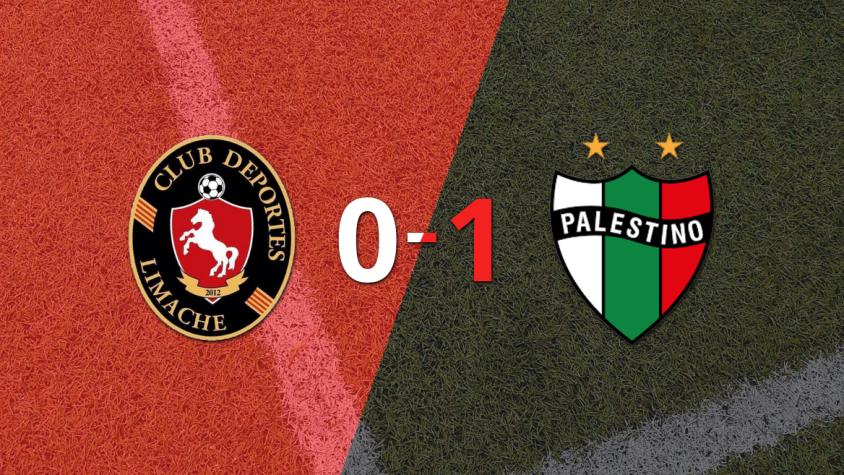 Con gol de Junior Arias, Palestino se impuso 1 a 0 ante Deportes Limache