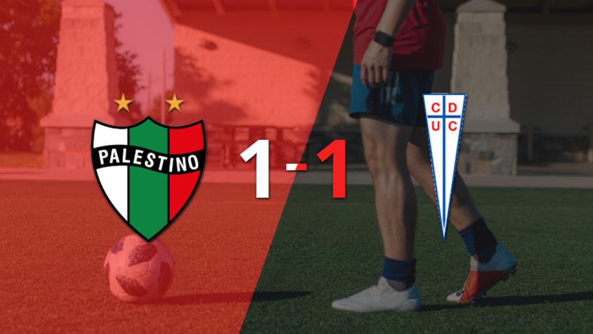 U. Católica empató 1-1 en su visita a Palestino