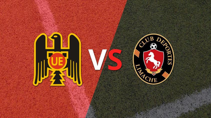 Unión Española anota para el empate 2-2 frente a Deportes Limache