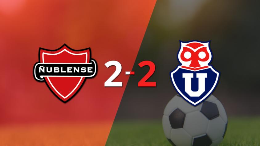 Ñublense saca agónico empate ante Universidad de Chile con gol de Patricio Rubio