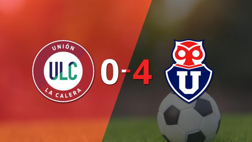 Un inspirado Universidad de Chile propina una paliza a U. La Calera con una goleada 4 a 0