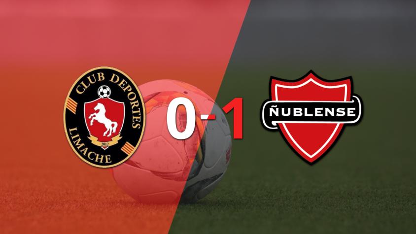 Ñublense se quedó con la victoria 1-0 ante Deportes Limache en el estadio Municipal Nicolás Chahuán Nazar