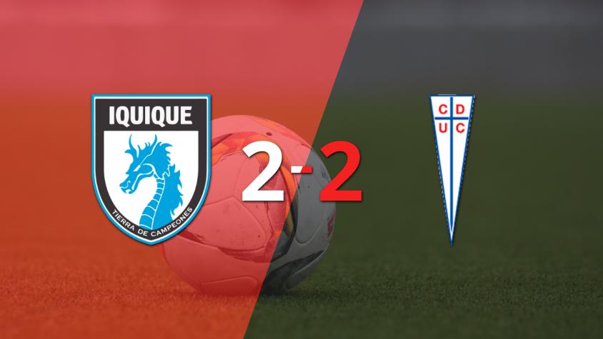 Steffan Pino rescata a Deportes Iquique con un gol agónico ante U. Católica