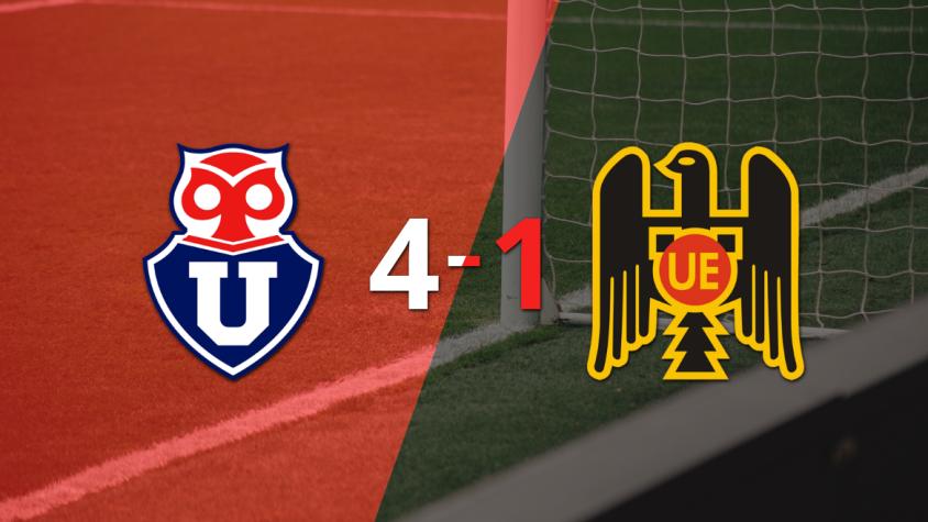 Universidad de Chile perdía con Unión Española, pero lo dio vuelta con una goleada 4-1