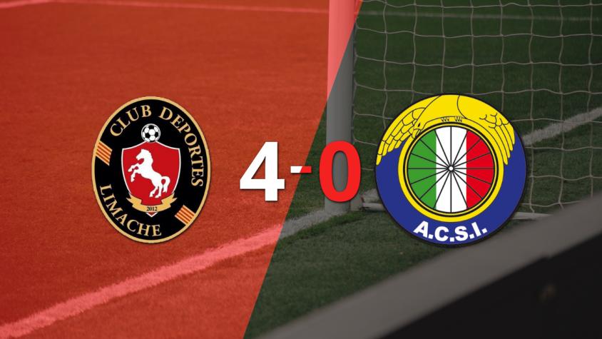 Tranquila victoria de Deportes Limache por 4 a 0 frente a Audax Italiano