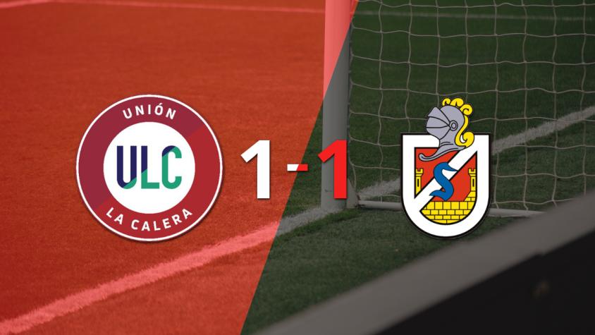 D. La Serena empató 1-1 contra U. La Calera sobre el final del partido