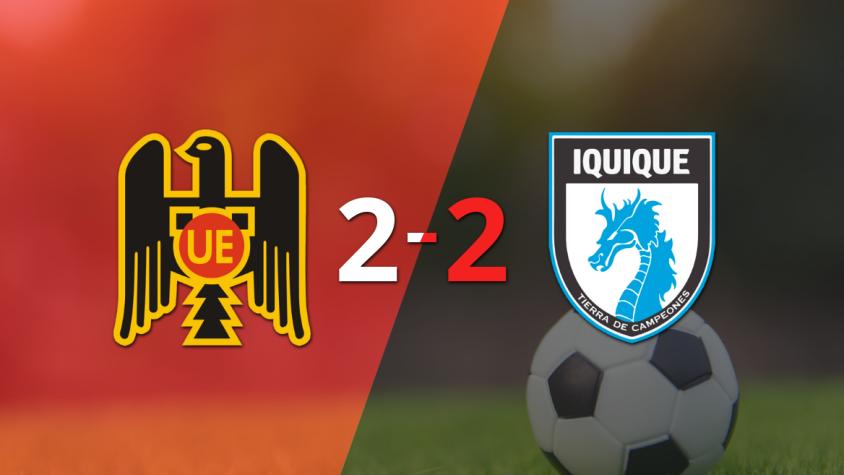 Unión Española saca agónico empate ante Deportes Iquique con penal de Cristian Insaurralde