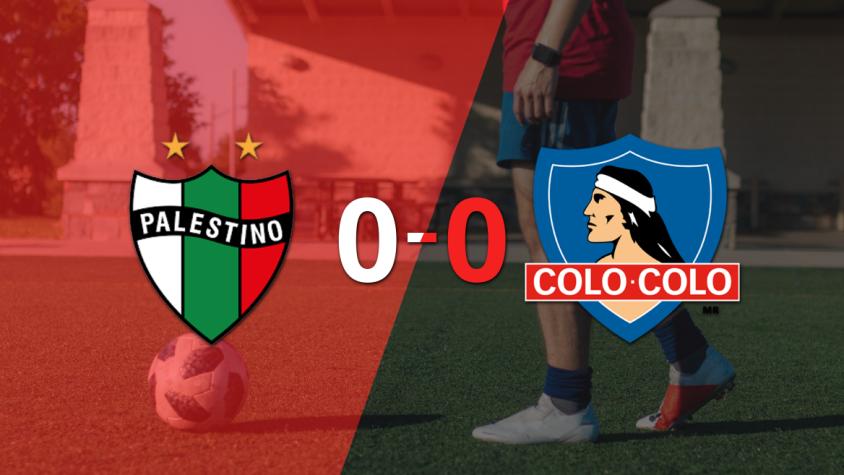 Sin muchas emociones, Palestino y Colo Colo empataron 0-0