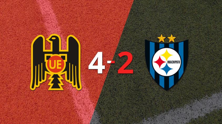Unión Española superó 4-2 a Huachipato con dos tantos de Ignacio Jeraldino