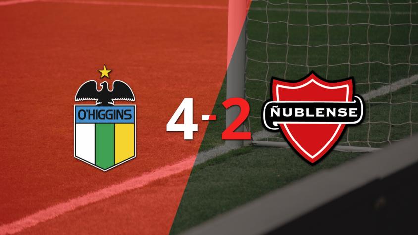 O'Higgins muestra su garra para vencer a Ñublense por 4 a 2