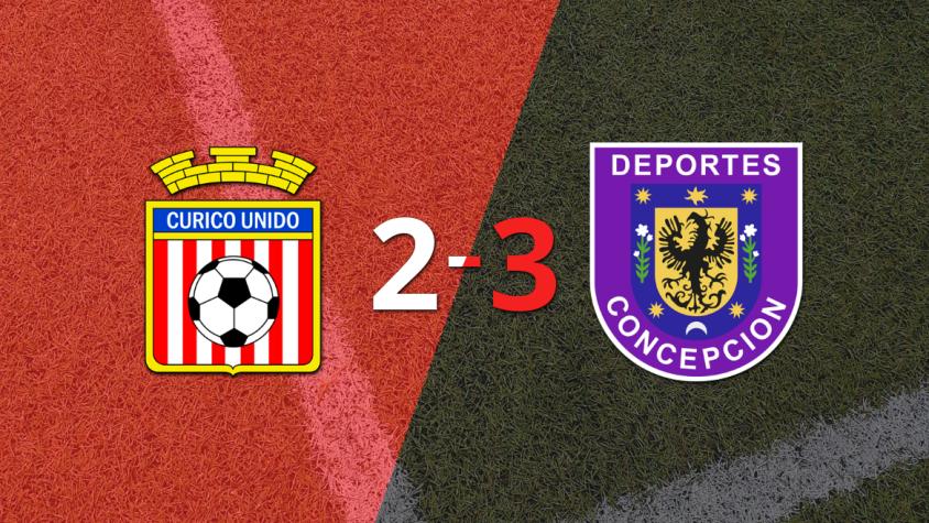 D. Concepción derrotó 3-2 a Curicó Unido en un partidazo