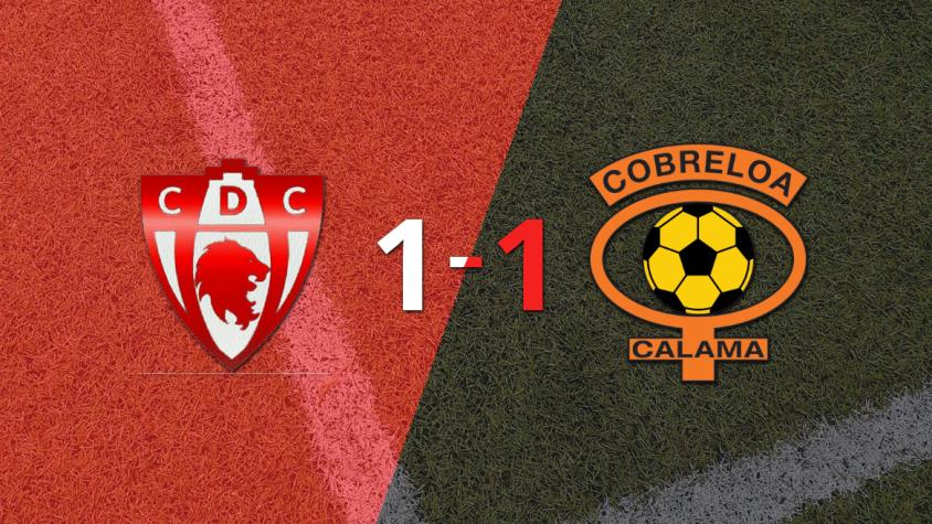 D. Copiapó no pudo en casa ante Cobreloa y empataron 1-1