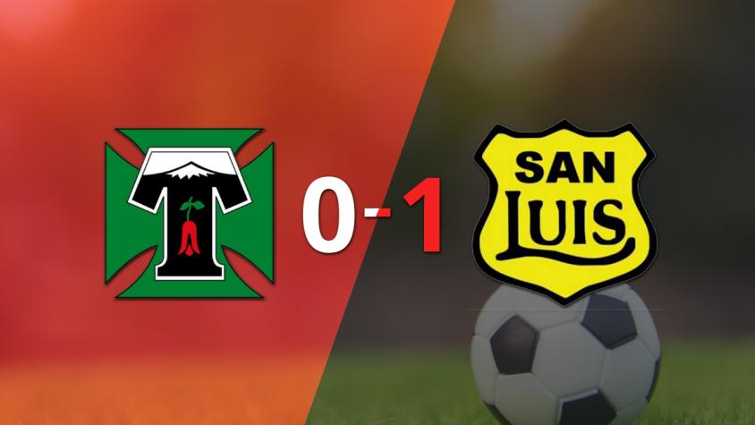 San Luis logró la victoria por 1 a 0 ante Deportes Temuco