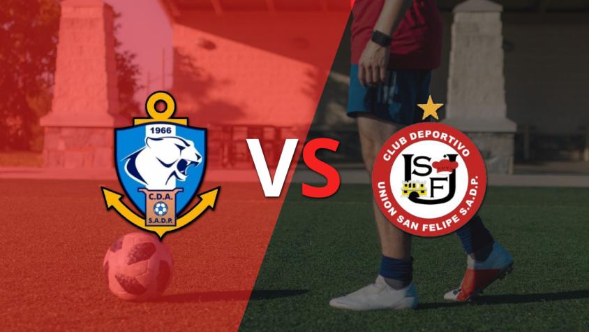 D. Antofagasta anota el 2 a 2 parcial ante U. San Felipe