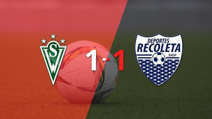 Reparto de puntos en el empate a uno entre Santiago Wanderers y Recoleta