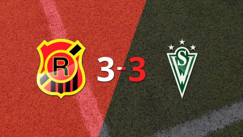 Hat-trick de Isaac Díaz no fue suficiente y Rangers empató con Santiago Wanderers