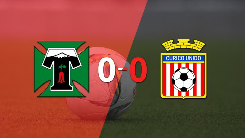 Cero a cero terminó el partido entre Deportes Temuco y Curicó Unido