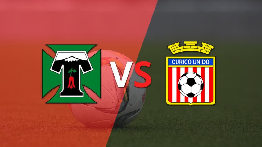 Empate a 0 en el comienzo del segundo tiempo entre Deportes Temuco y Curicó Unido