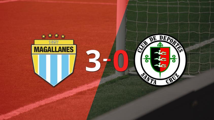 Dep. Santa Cruz cayó ante Magallanes con dos goles de Tomás Aránguiz