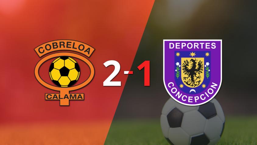 Con un gol agónico, Cobreloa venció a D. Concepción por 2 a 1