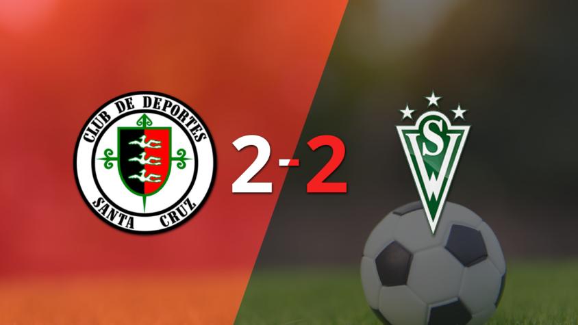 Santiago Wanderers saca agónico empate ante Dep. Santa Cruz con gol de Víctor González
