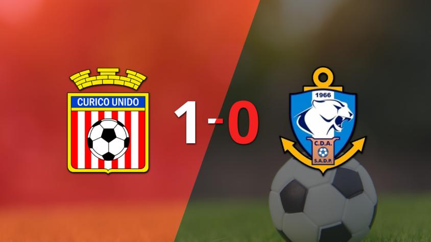 Con gol de Diego Rojas, Curicó Unido le ganó a D. Antofagasta por 1 a 0