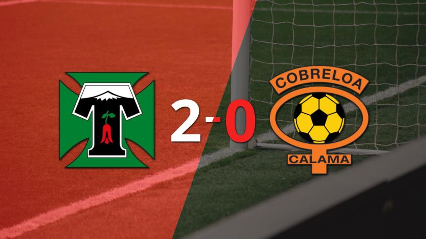 Deportes Temuco celebró una victoria 2-0 sobre Cobreloa