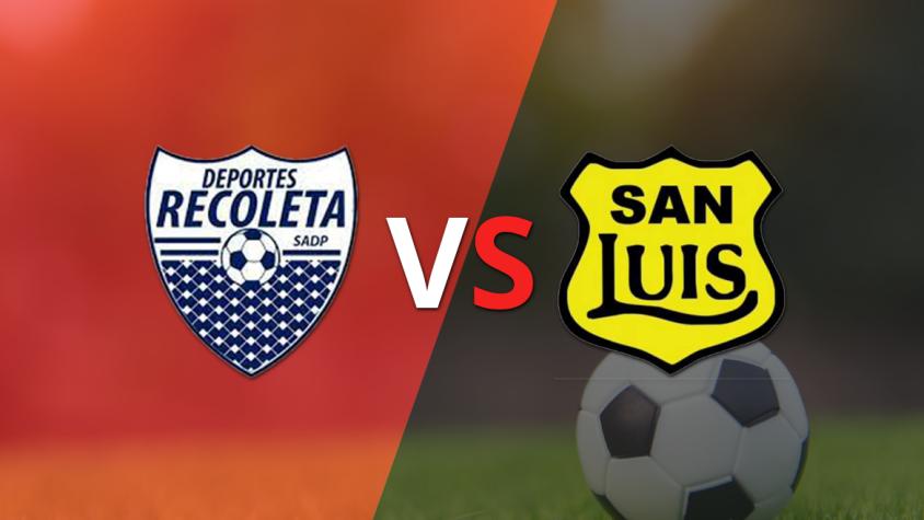 Hay empate en el estadio Municipal de Recoleta Leonel Sánchez por gol en contra de San Luis