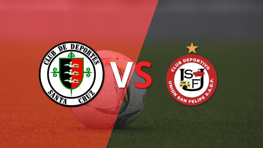 U. San Felipe quiere volver a festejar frente a Dep. Santa Cruz