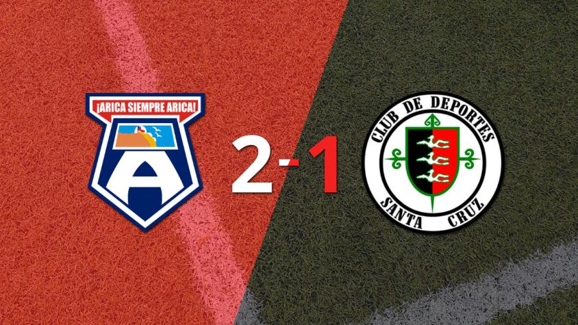 Dep. Santa Cruz sufre una derrota 2-1 contra San Marcos tras un gol agónico