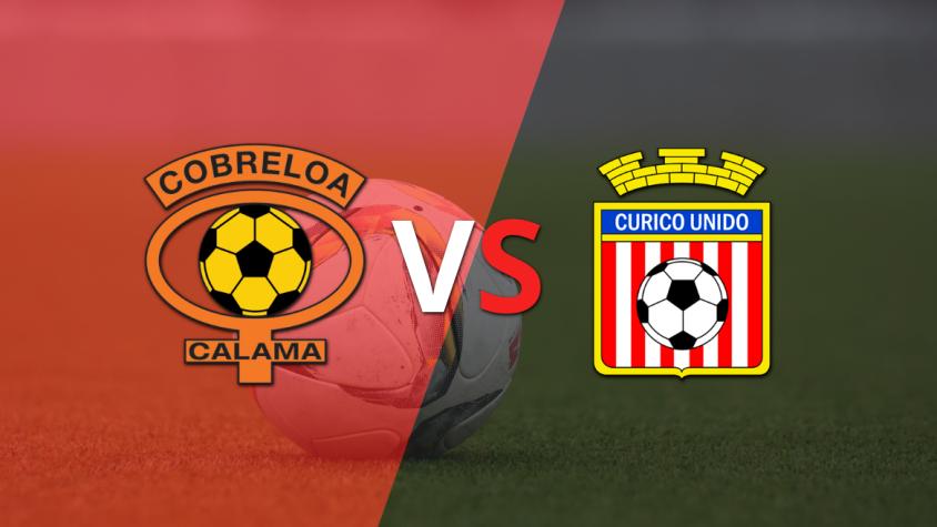 Comienza el juego entre Cobreloa y Curicó Unido en el estadio Municipal de Calama