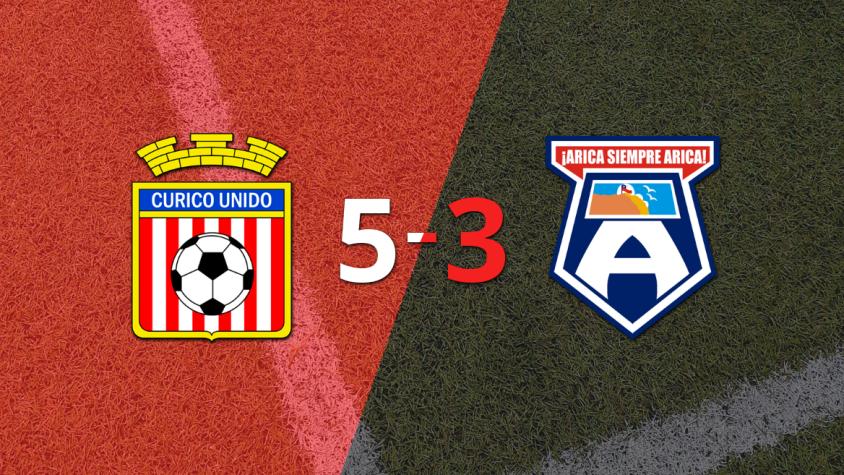 Curicó Unido dio el golpe y le ganó a San Marcos por 5-3
