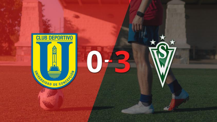 Santiago Wanderers aplastó a U. Concepción con un 3 a 0